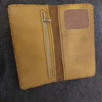 کیف پول چرم دست دوز|کیف، کفش، کمربند|خرم‌آباد, |دیوار