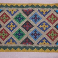 گلیم دست باف|گلیم، جاجیم، گبه|یزد, |دیوار