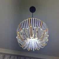 لامپ لوستر دستساز / دست ساز /مغازه/ال ای دی