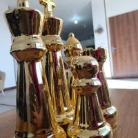 مجسمه سرامیکی تزیینی مدل شطرنج|مجسمه، تندیس، ماکت|نجفآباد, یزدانشهر|دیوار