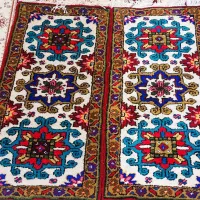 فرش پادری  دست بافت هریس رنگ روشن