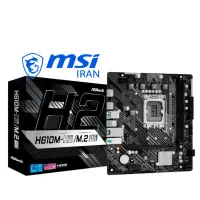مادربرد ازراک H610M-H2/M.2 DDR5باCPU Core i3 14100