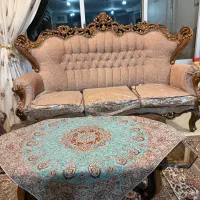 مبل سلطنتی در حد نو ۹ نفره|مبلمان خانگی و میز عسلی|مبارکه, |دیوار