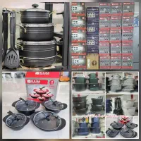 پخش انواع قابلمه تفلون و چدن باقیمت همکاری کارخانه