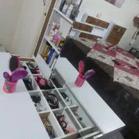 تخت دو نفره باکس دار کمد سه در و میز ارایش و پاتخت|تخت و سرویس خواب|تهران, آبشار تهران (دریاچه)|دیوار