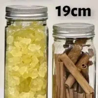 بانکه شیشه ای گرد و مربع