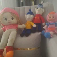 چهار عدد عروسک تمیز