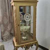 بوفه ویترین مینی بوفه طلایی کنسول