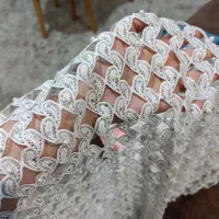 پارچه گیپور با ساتن زیرش