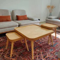 میز جلو مبلی و عسلی مدل سنتورینی