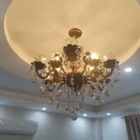 لوستر 12 شعله برنجی