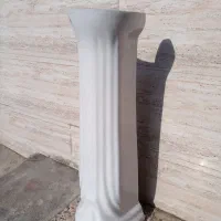 پایه روشویی سفید کاملاً سالم