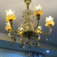 لوستر کریستال ۶شاخه و ۳شاخه