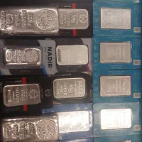 شمش نقره ۱انسی،۵۰گرم،۱۰۰گرم زیر قیمت