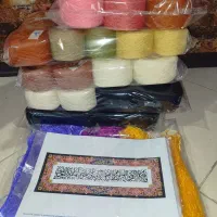 نخ و نقشه آیات الهی نقشه تک و خاص|تابلو فرش|قم, نیروگاه|دیوار