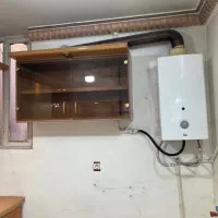کابینت فلزی به همراه آبگرمکن و هود و سینک و شیر آب|مصالح و تجهیزات ساختمان|مشهد, شهرک لشکر (شهرک غرب)|دیوار