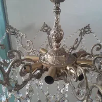لوستر ۸شاخه  تمام برنجی