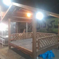 دو عدد الاچیق چوب روسی