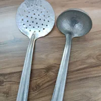 کفگیر و ملاقه مس