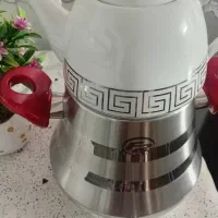 کتری و قوری سالم و تمیز نونو تمیز وشفاف