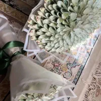 دسته گل های روبانی