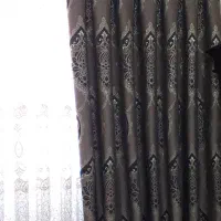 پرده بسیار زیبا طلا‌کوب