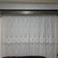 پرده با کتیبه سالم در حد نو|پرده، رانر، رومیزی|رشت, معلم|دیوار