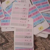 فلش کارت جدول دوستی کلاس اول ابتدایی|لوازم التحریر|تهران, نازیآباد|دیوار