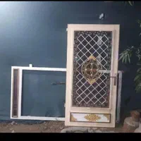 درب پنچره هال خلوت پزیرائی ساده طرح دار|مصالح و تجهیزات ساختمان|اهواز, زرگان|دیوار