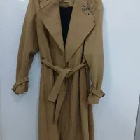 بارونی بلند و بافت لش راه راه پینترسی