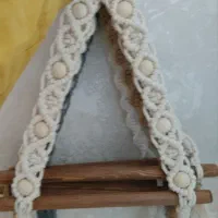 جا حوله و دستمال رولی مکرومه