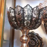 مس و پرداز مسی قاب تابلو مینا جعبه