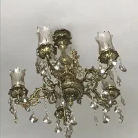 لوستر برنزی۵شاخه