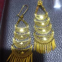 گوشواره آویز شرابه ای