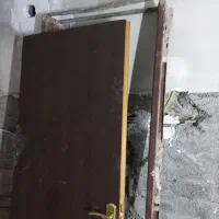 درب چوبی با کم آهنی
