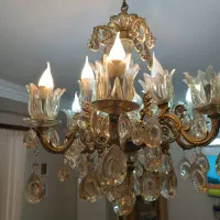 لوسترآویزون 6شاخه طلایی