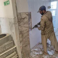 تخریب  ساختمانی تخریب کاشی سرامیک کنتورات