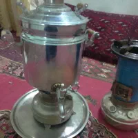 سلام یک چراغ قدیمی نفتی و سماور نفتی بیست لیتری