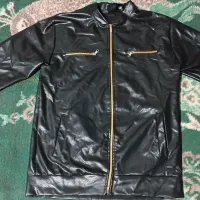 کاپشن بزرگسال چرم