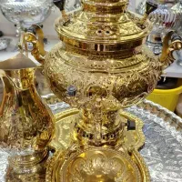 ccu سماور گازی و زغالی mko برنجی و برقی