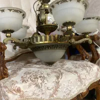 لوستر عتیقه برنز