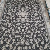 ۳عددروفرشی طرح فرش ترک جنس مخمل نانو