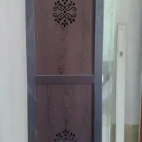 چهار لنگه پارتیشن رنگ قهوه ای