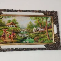تابلو فرش بسیار زیبا