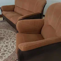 مبل ۷ نفره سالم +میز تلویزیون ترک+میز توالت|مبلمان خانگی و میز عسلی|گنبد کاووس, |دیوار