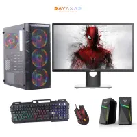 سیستم گیمینگ H81 - i7 4790  مانیتور 24 اینچ (572)