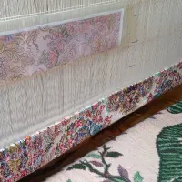 فرش دست بافت نیمه کاره