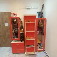 تخت و کمد   2طبقه پسران و دخترانه|تخت و سرویس خواب|فیروزکوه, |دیوار