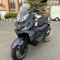 گلکسی ADV 175 هاسکی بنفش، ۱۷۰۰ کیلومتر، در حد نو