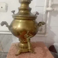 سماور برنجی ذغالی